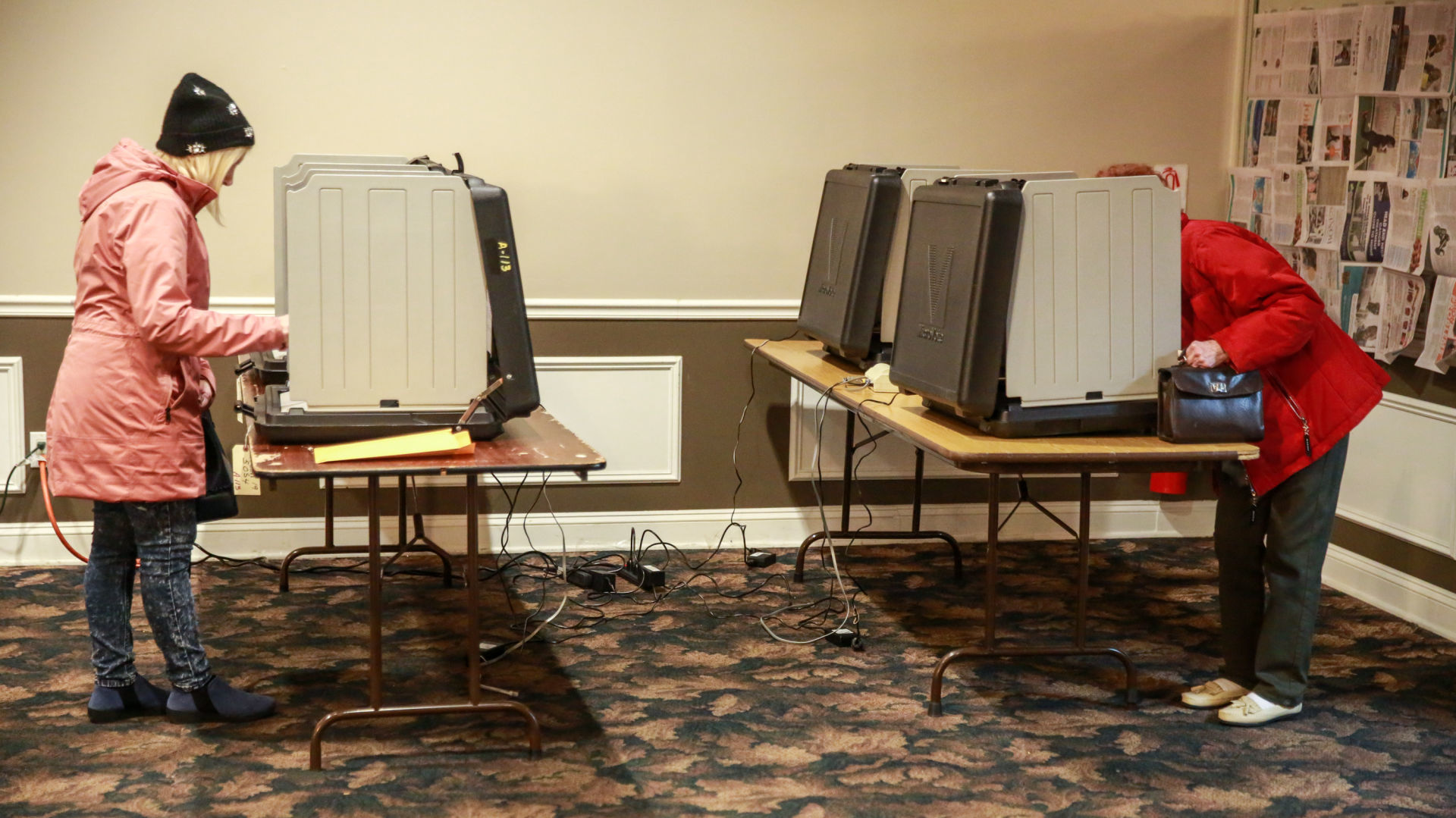 Crown Point voters turn out at the polls